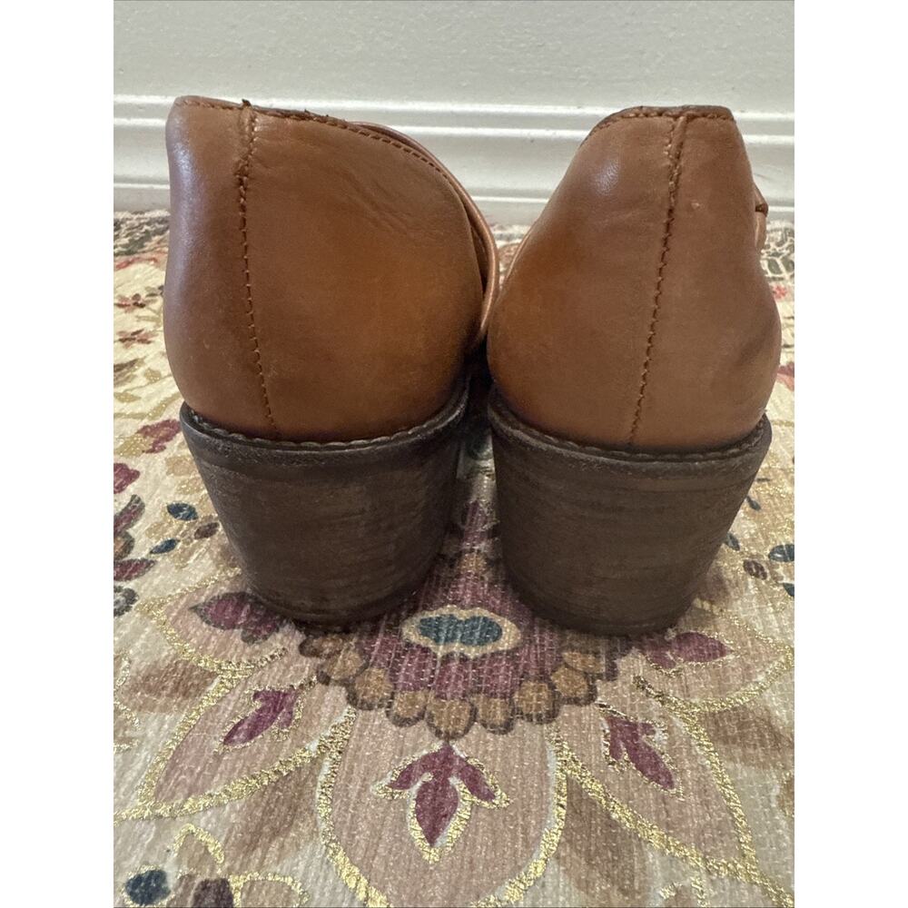 Madewell Brady Low Cut Bootie Womens Sz 8.5M English Saddle Brown Leather Shoes - Picture 9 of 9